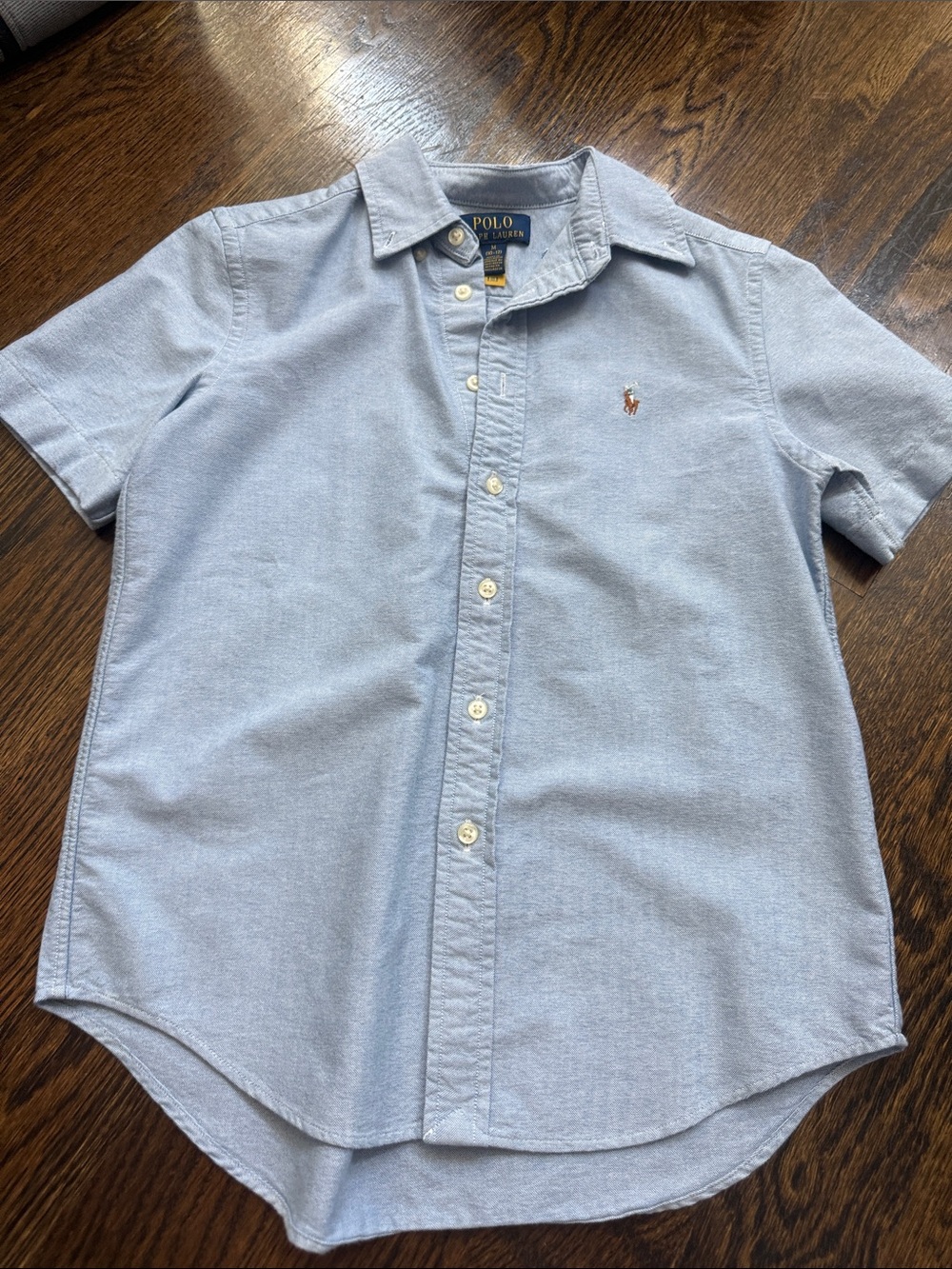 Polo by Ralph Lauren Light Blue Short Sleeve Oxford Button-Down